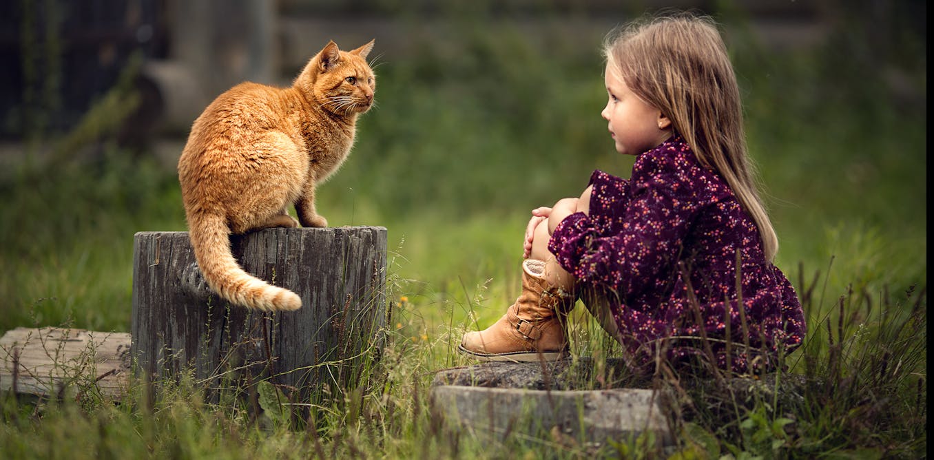 The many benefits of pets for children